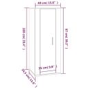4-tlg. TV-Schrank-Set Räuchereiche Holzwerkstoff