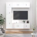 7-tlg. TV-Schrank-Set Weiß Holzwerkstoff