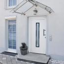 Haustür Weiß 108x208 cm PVC