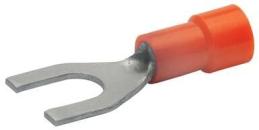 ARDEBO.de Klauke 620C4 Quetschkabelschuhe, Gabelform, 0,5-1qmm, M4, rot
