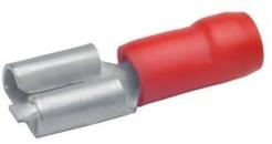 ARDEBO.de Klauke 8202 Flachsteckhülsen, 0,5-1qmm, rot