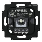 ARDEBO.de Busch-Jaeger 6523 UR-104 LED-Drehdimmer, 230 V, schwarz (2CKA006512A0353)