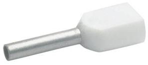 ARDEBO.de Klauke 8698 Zwillingsaderendhülsen, 2x0,5qmm, 15mm lang, weiß