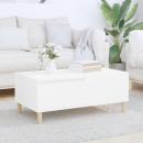 Couchtisch Weiß 90x50x36,5 cm Holzwerkstoff