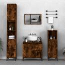 Badschrank Räuchereiche 65x33x60 cm Holzwerkstoff