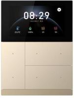 ARDEBO.de GVS KNX WALTZ Touchpad, aluminium/ champagner (88186106)