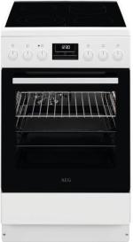 ARDEBO.de AEG CCB54493BW EEK: A Standherd mit Glaskeramikkochfeld, 50 cm breit, 57 L, Versenkknebel, weiß