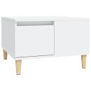 Couchtisch Weiß 55x55x36,5 cm Holzwerkstoff