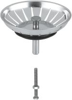 ARDEBO.de GROHE 42576 Stopfen für Küchenspüle, edelstahl gebürstet (42576SD0)