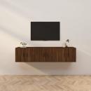 TV-Wandschränke 3 Stk. Braun Eichen-Optik 57x34,5x40 cm