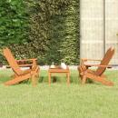 3-tlg. Garten-Lounge-Set Adirondack Massivholz Akazie