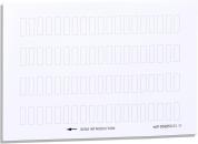 ARDEBO.de Schneider Electric ZBY4100 Bogen mit 76 abziehbaren Schildern 8x27mm, für Schildträger 30x40mm