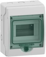 ARDEBO.de Schneider Electric Kaedra Mureva Enclosure Mini-Kleinverteiler, 6 TE, IP65, hellgrau (13442)