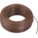 ARDEBO.de - Aderltg., H07V-K 6,0, braun flexibel, 100m Ring