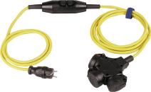 ARDEBO.de - Verl.H07RN-F 3G1,5, 4,5m gelb H07RN-F 3G1,5 qmm gelb mit