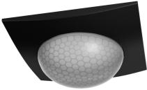 ARDEBO.de MDT KNX Präsenzmelder 360° mit 4 Sensoren, schwarz matt (SCN-P360D406.03)