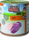 MACs Dog Mono Frische Ente 800g (Menge: 6 je Bestelleinheit)