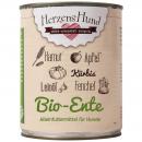 Herzenshund Bio-Ente mit Bio Gemüse & getreidefrei 800g  (Menge: 6 je Bestelleinheit)