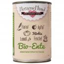 Herzenshund Bio-Ente mit Bio Gemüse & getreidefrei 400g  (Menge: 12 je Bestelleinheit)