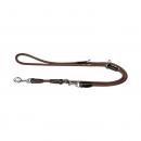 Hunter verstellbare Führleine Freestyle 10mm/200cm braun