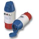 ARDEBO.de - Drehfeld-Prüfstecker m. SCHUKO Stecker 16A,400V,6h,5-pol,IP44