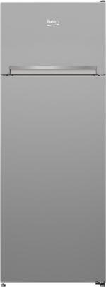 ARDEBO.de Beko RDSA240K40SN Stand Kühl-Gefrierkombination, 54 cm breit, 223 L, LED Illumination, silber
