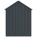 Vogelvoliere mit Erweiterung Anthrazit 112x640x141 cm Stahl