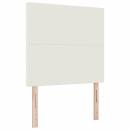 Kopfteile Schlichtes Design Creme 100 cm Cordstoff