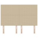 Kopfteil Einfaches Design Hellgrün Grau 140 cm Cord-Stoff