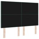 Kopfteil mit Knopfheftung Dunkelgrün 160 cm Samt