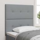 LED Kopfleuchte Hellgrau 100 cm Stoff