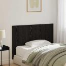 Bett Kopfteil Schwarz Eiche 120x1,5x80 cm Ingenieurholz