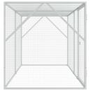 Vogelvoliere Anthrazit 102x208x108 cm Stahl