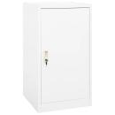 Sattelschrank Weiß 53x53x105 cm Stahl
