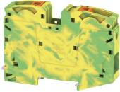 ARDEBO.de Weidmüller A2C 35 PE Schutzleiter-Reihenklemme, PUSH IN, 35 mm², 1000 V, grün/gelb (2551520000)