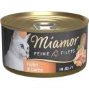 Miamor Dose Feine Filets Lachs & Huhn in Jelly 100g (Menge: 24 je Bestelleinheit)