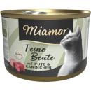 Miamor Dose Feine Beute Pute & Kaninchen 185g (Menge: 12 je Bestelleinheit)