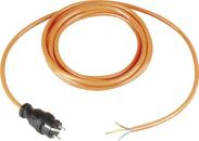 SIROX Anschl.Ltg. BQ-F 3G1,5, 5m or 1.Seite Vollgummistecker sw