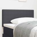 Kopfteil Einfaches Design Dunkelgrau 100 cm Cordstoff