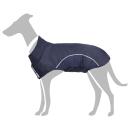 Hunde Regenmantel mit Reflexstreifen Polyester Marineblau XXS