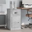 Beistellschrank mit Schublade Betongrau 40x50x75 cm