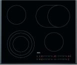 ARDEBO.de AEG HRB64470FB Autarkes Glaskeramikkochfeld, 62 cm breit, Facette, Slider Touch, Timer, schwarz