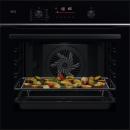 ARDEBO.de AEG TS6PB501AB 6000 SenseCook A+ Einbaubackofen, 60 cm breit, 71 L, AirFry, WLAN-fähig, Kerntemperatursensor, Pyrolyse, schwarz