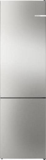 ARDEBO.de Bosch KGN392I1F Serie 4 Stand Kühl-Gefrierkombination, 60 cm breit, 363 L, Total No Frost, Individuelle Temperaturregelung, Super Kühlen, Gebürsteter Stahl Anti-Fingerprint