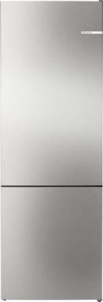 ARDEBO.de Bosch KGN492IAF Serie 4 Stand Kühl-Gefrierkombination, 70 cm breit, 440 L, Total No Frost, XXL-Fassungsvermögen, Individuelle Temperaturregelung, Super Kühlen, Gebürsteter Stahl AntiFingerprint