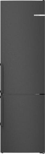 ARDEBO.de Bosch KGN39VXAU Serie 4 Stand Kühl-Gefrierkombination, 60 cm breit, 363 L, Total No Frost, Individuelle Temperaturregelung, Super Kühlen, Gebürsteter schwarzer Stahl