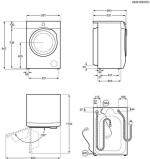 ARDEBO.de AEG LR8E70608 10kg Frontlader Waschmaschine, 60 cm breit, 1600 U/Min, Aqua Control, WLAN, UniversalDose Schublade, ProSteam, weiß