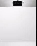 ARDEBO.de AEG FES6491CZM 6000 SatelliteClean Teilintegrierter Geschirrspüler, 60 cm breit, 14 Maßgedecke, AirDry, MaxiFlex Besteckschublade, Edelstahl