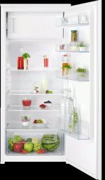 ARDEBO.de AEG OSF5O12ES Einbaukühlschrank mit Gefrierfach, Nischenhöhe 122,5 cm, 188 L, Schlepptürtechnik, OptiSpace, Integrierte elektrische Steuerung, LED-Beleuchtung, weiß