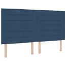 Kopfteile Linien Design Blau 180 cm Stoff